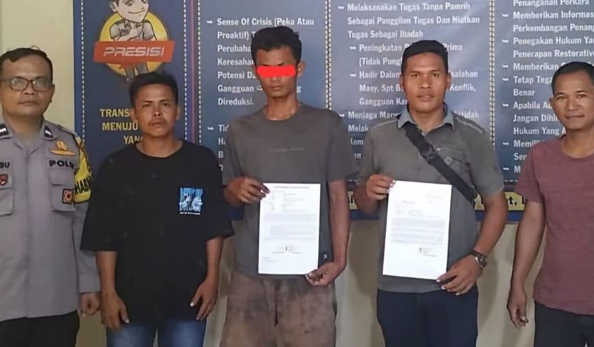 Pencurian 4 Tanda Buah Sawit di Tapteng Dimediasi Polsek Pinangsori