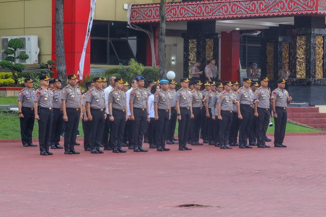 Kapolres Tanjungbalai Hadiri Sertijab Pejabat Utama dan Kapolres Jajaran Polda Sumut