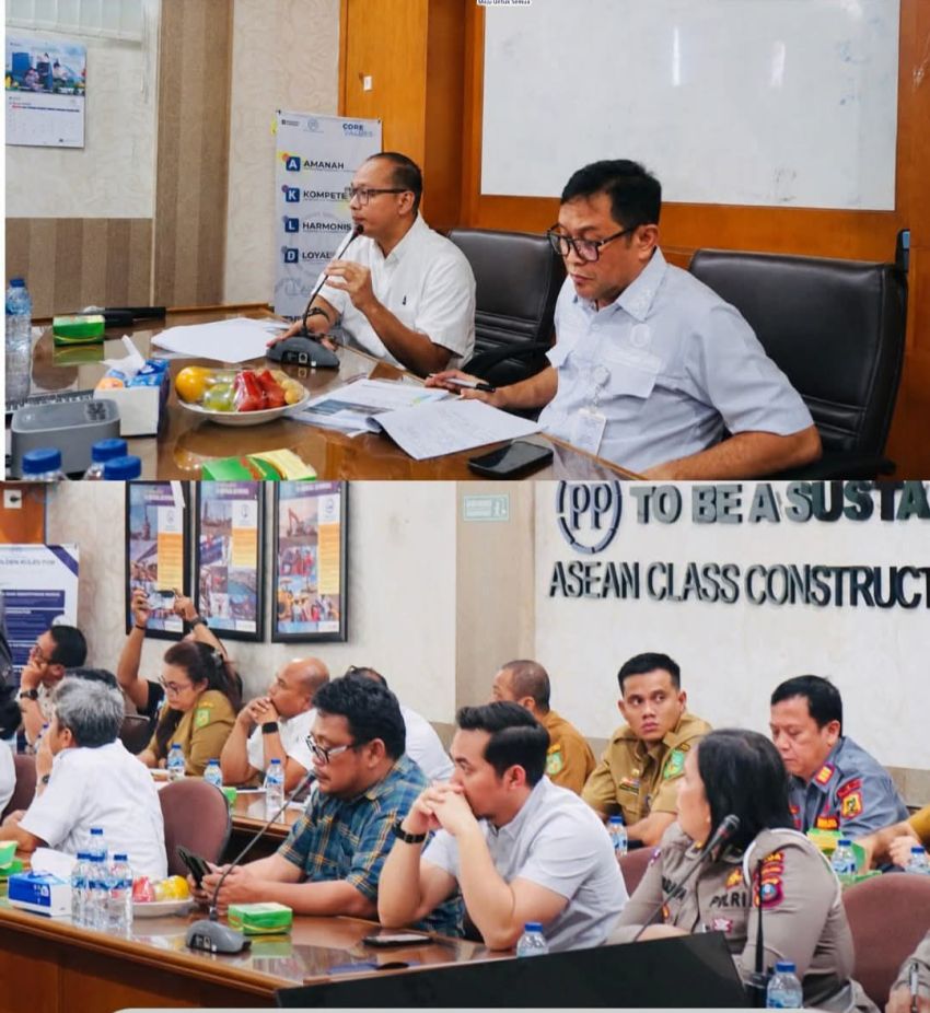 Kadis SDABMBK Pimpin Rapat Progres dan Penyelesaian AGHT Pembangunan Sistem Transportasi Massal
