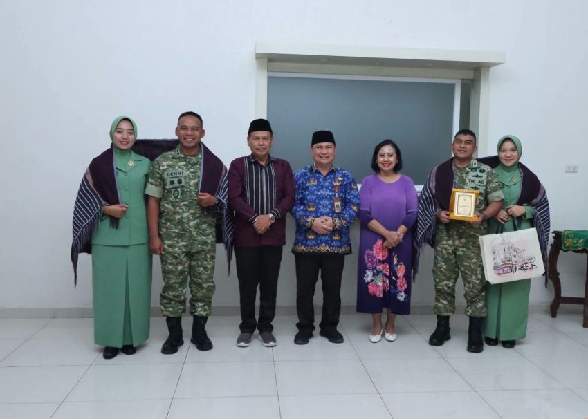 Bupati Dairi bersama Forkopimda Lepas dan Sambut Dandim 0206/Dairi