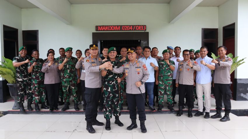Perkuat Sinergitas, Kapolresta Deli Serdang Jalin Silaturahmi ke Kodim 0204/DS dan Kejari Deli Serdang