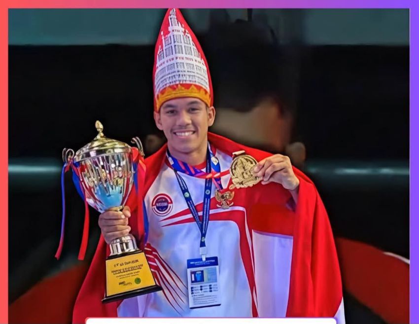 Melihat dari Dekat Sosok Toni Kristian Hutapea, Sang Atlet Kickboxing