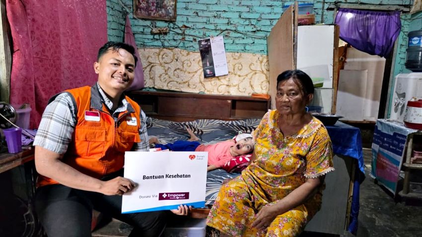 Rumah Zakat Medan Bantu Dafa, Remaja Penyandang Epilepsi yang Diasuh Neneknya