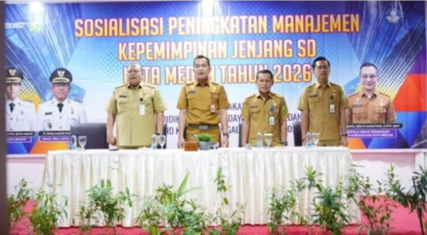 Perkuat Kemampuan, 425 Kepala Sekolah SD di Kota Medan Ikuti Sosialisasi Peningkatan Manajemen Kepemimpinan