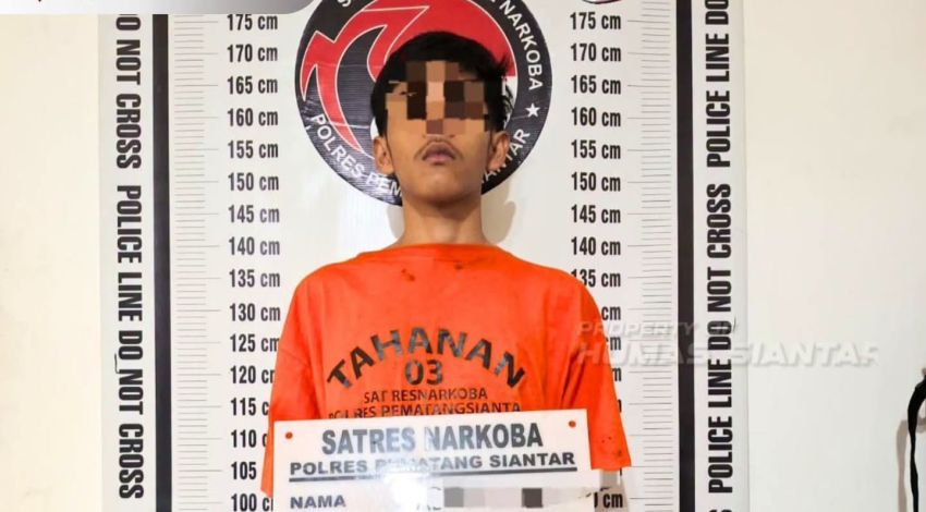 Punya Sabu 1,53 Gram, Polres Pematangsiantar Ringkus Seorang Pemuda Asal Simalungun di Jalan Lapangan Tembak