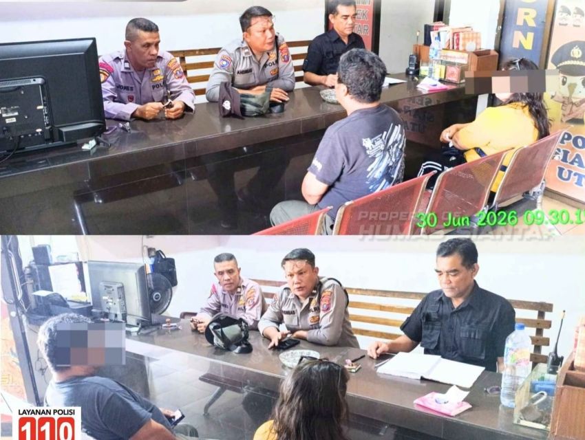 Giliran Polsek Siantar Utara Selesaikan Keributan di Pasar Dwikora dengan Problem Solving