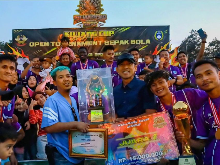 Hasna Utama FC Juara Kujang Cup 2026, Ribuan Penonton Semarakkan Final di Yonif 330 Kostrad
