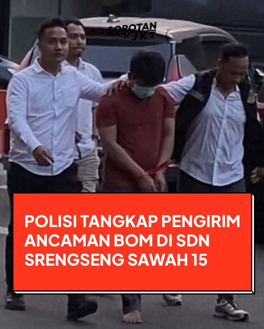Ternyata! Pelaku Teror Bom di SDN Jaksel Sempat Jemput Anaknya Sekolah