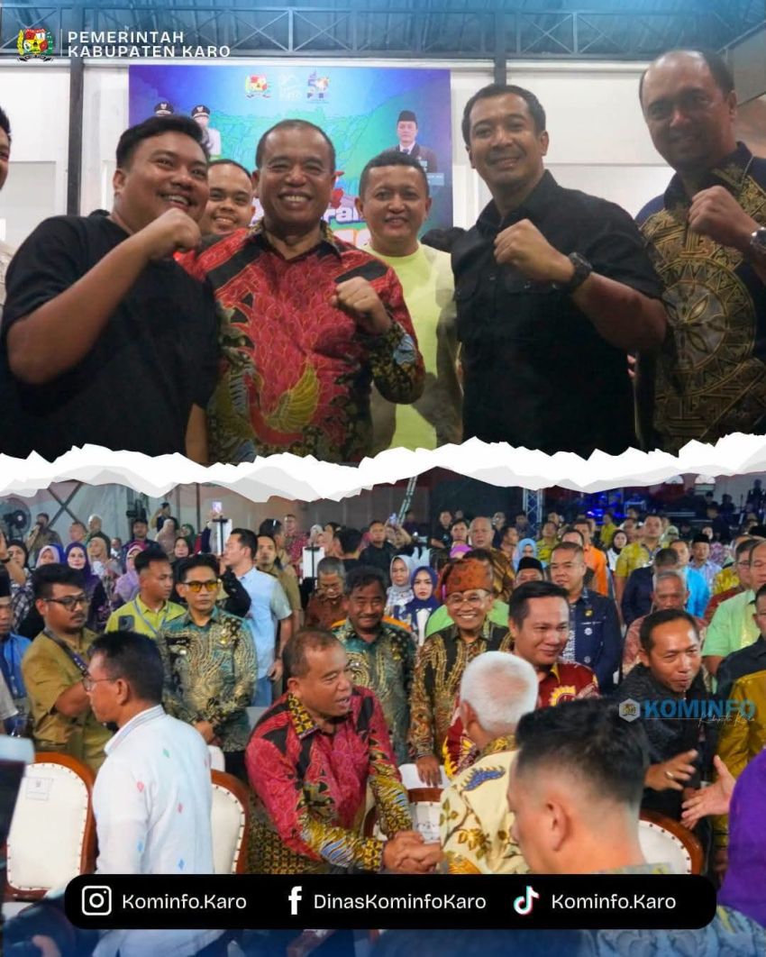 Bupati Karo Hadiri Pembukaan Pekan Raya Sumatera Utara (PRSU) ke-50