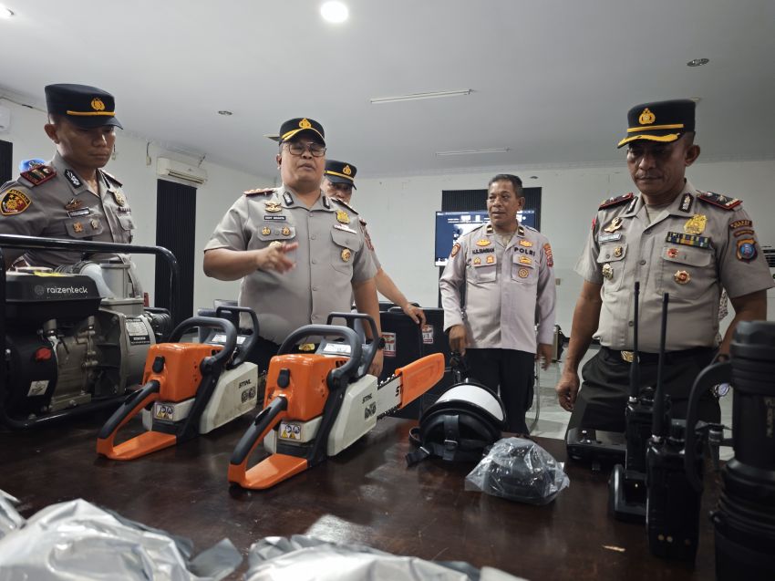 Antisipasi Karhutla, Polres Sibolga Pastikan Seluruh Peralatan Siap Digunakan