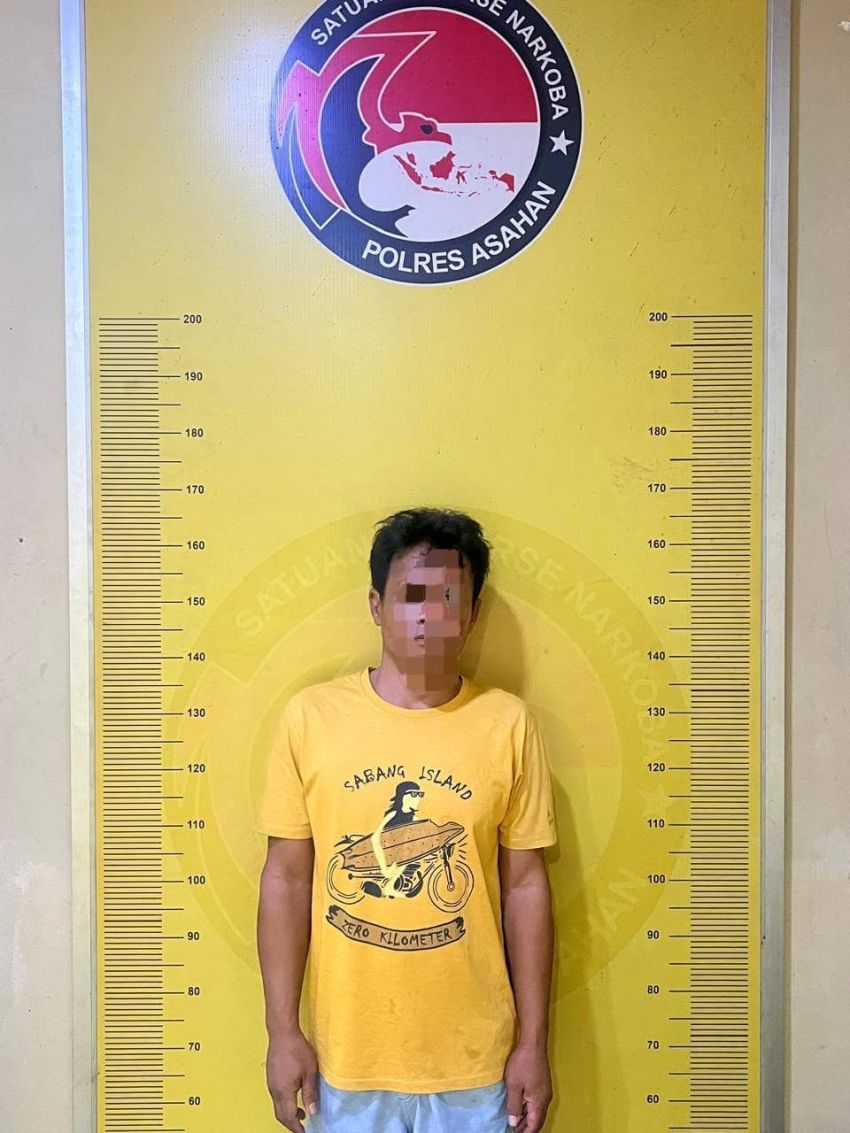 Satres Narkoba Polres Asahan Amankan Pengedar, Sita 19,60 Gram Sabu Jadi Barbut