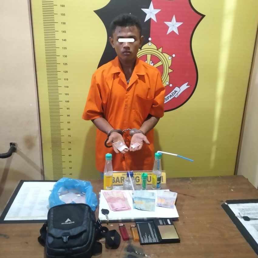 Polsek Marbau Temukan Sabu di Kandang Ayam, Seorang Terduga Pelaku 'Gol'