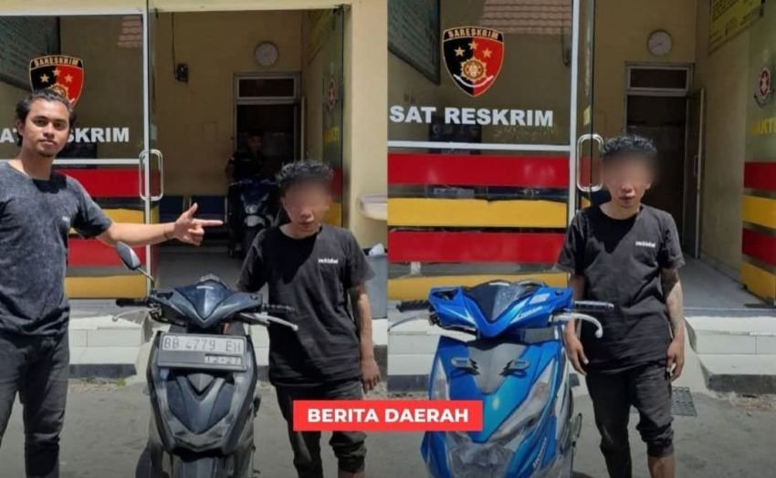 Polres Toba Tangkap Terduga Pelaku Curanmor di 2 TKP Berbeda
