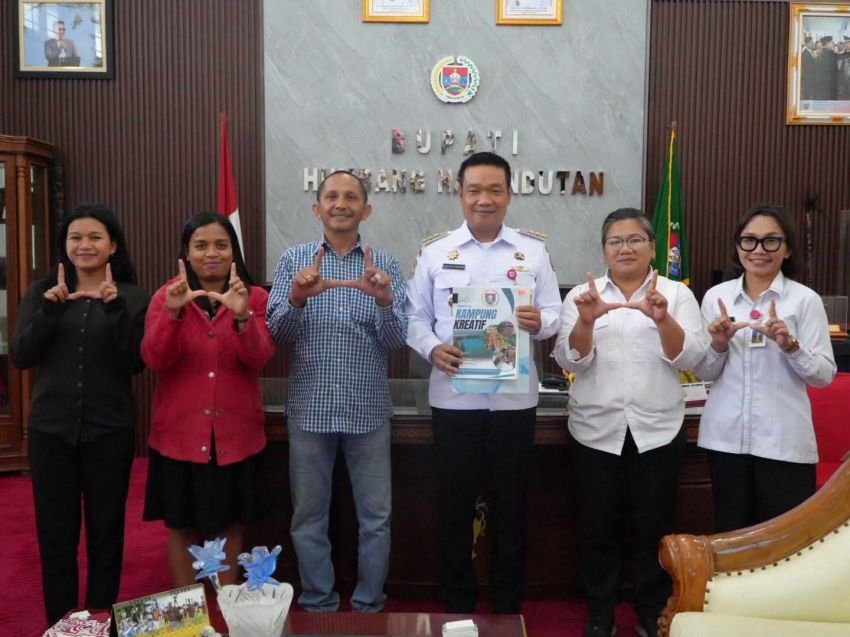 Bupati Humbahas Dukung Desa Siponjot Jadi Kampung Kreatif, Pemprov Sumut Beri Apresiasi