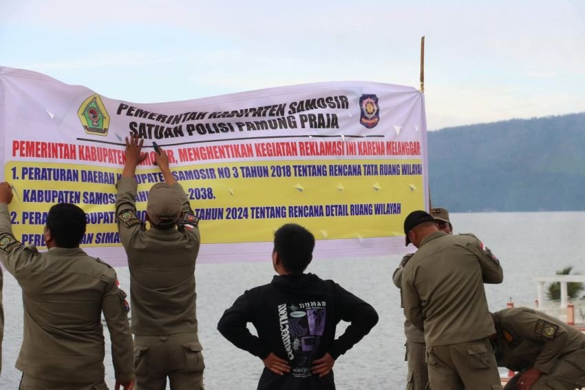 Pemkab Samosir: Jangan Coba-coba Membangun Tanpa Izin