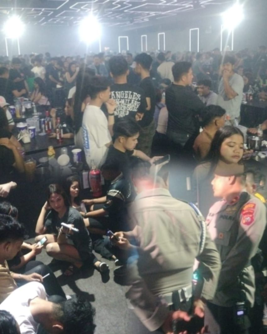 Tim Gabungan Polrestabes Medan Razia Helens Night Market, 3 Positif 1 Terciduk Bawa Cartridge Vape