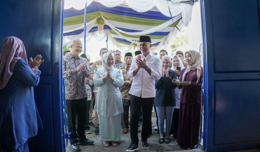 Ketua MES Sumut Musa Rajekshah Resmikan Rumah Olahan Kedelai Indonesia