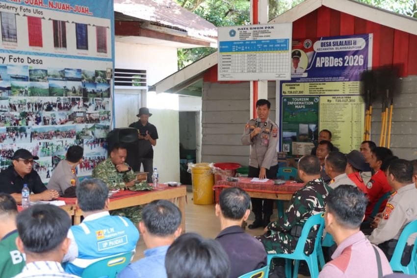 Cegah Karhutla, Polres Dairi Gelar Rakor Lintas Sektoral di Silahisabungan