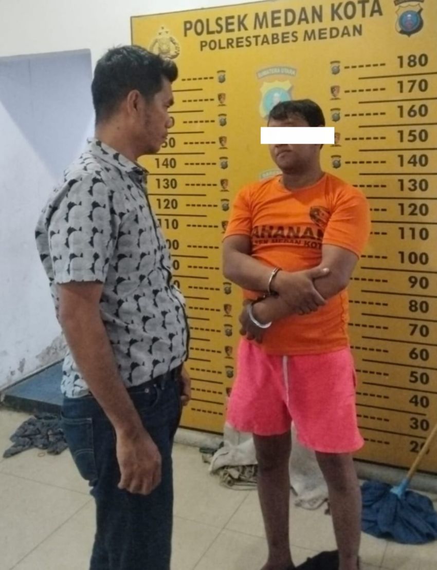 Viral! Maling AC di Sir Salon Diciduk Tekab Polsek Medan Kota