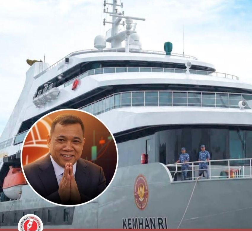 Papua Geger! Kapal Super Mewah Haji Isam Ditempel Logo Kemenhan, Ada Beking Khusus?