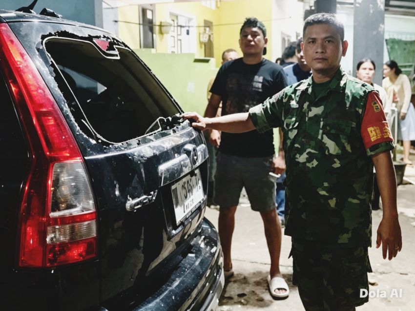 Rumah Ketua Ormas di Tanjung Morawa Diserang Puluhan OTK