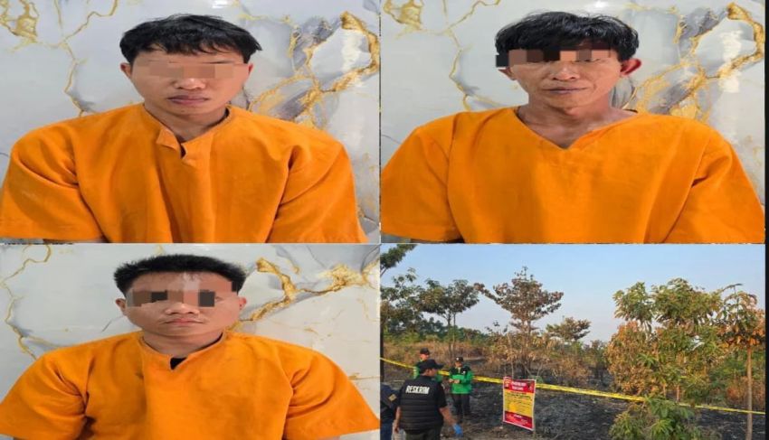 Bakar Lahan, 3 Pria Ini Diamankan