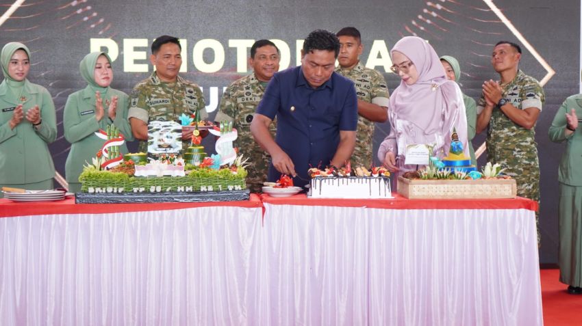 HUT ke-1 Brigif TP-36/HM, Wabup Lom Lom Dorong Sinergi Berkelanjutan