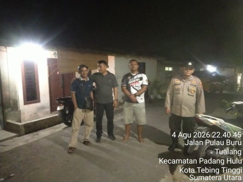 Polres Tebing Tinggi Respons Cepat Laporan Keributan Warga, Perselisihan Berakhir Damai