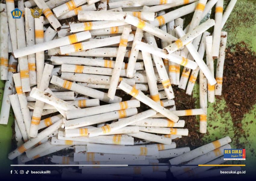 Bea Cukai Jayapura Gagalkan Pengiriman 16.000 Batang Rokok Ilegal Lewat Layanan Pos