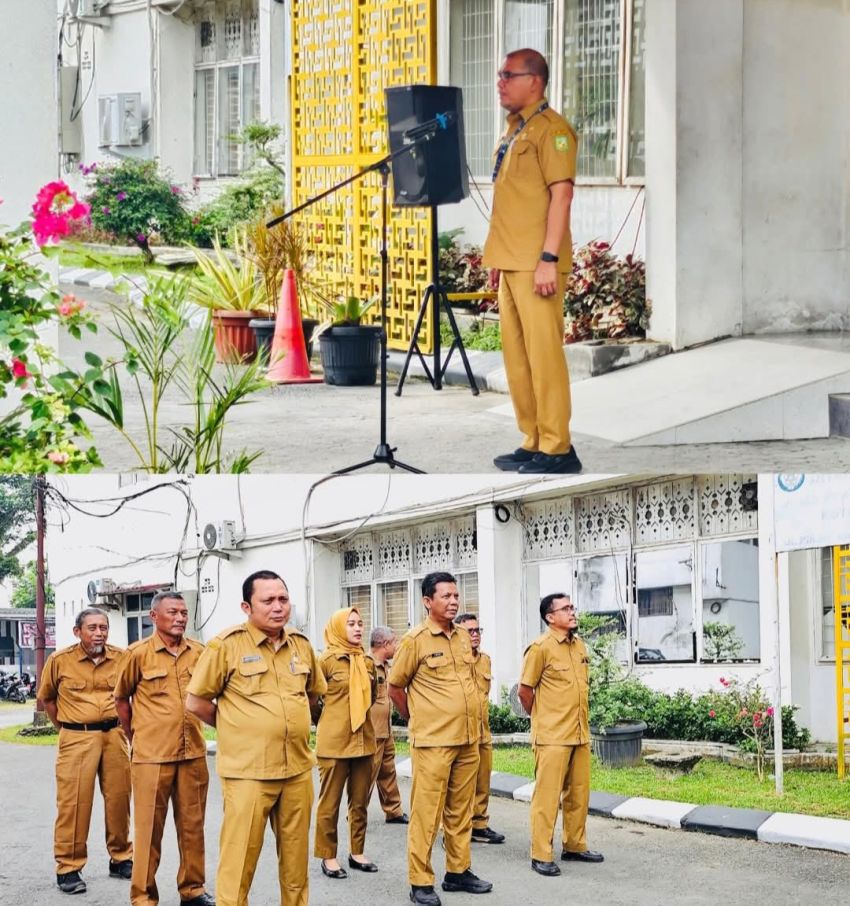 Dinas SDABMBK Kota Medan Laksanakan Apel Rutin, Dorong Percepatan Program Kerja Dan Peningkatan Pelayanan