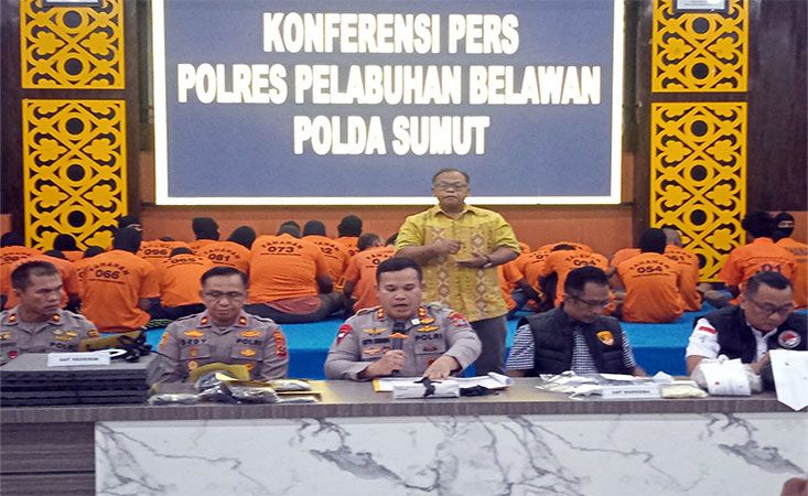Polres Pelabuhan Belawan Ungkap Hasil Operasi Pekat dan Kasus Narkoba, Ini Hasilnya...