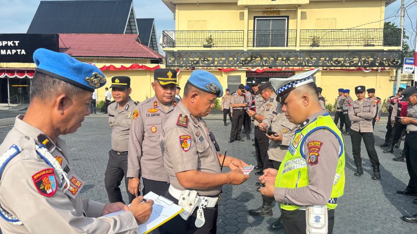 Cegah Pelanggaran dan Judi Online, Polres Tanjung Balai Gelar Gaktiblin