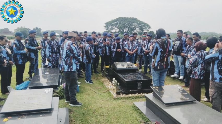 Rayakan HUT ke-57 IPK, Satgas IPK Sumut Ziarah ke Makam Olo Panggabean