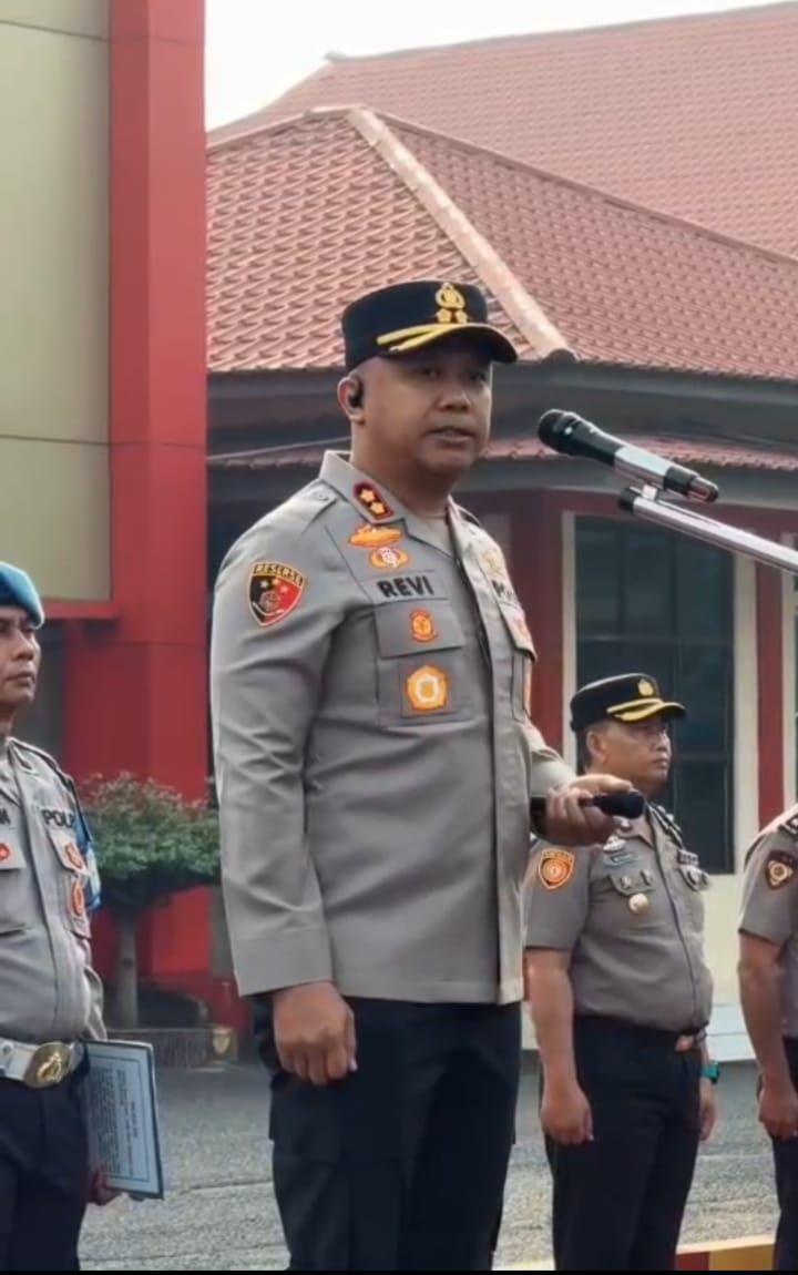Kapolres Asahan AKBP Revi Nurvelani Pimpin Apel Terakhir Sebelum Mutasi ke Polda Sumut
