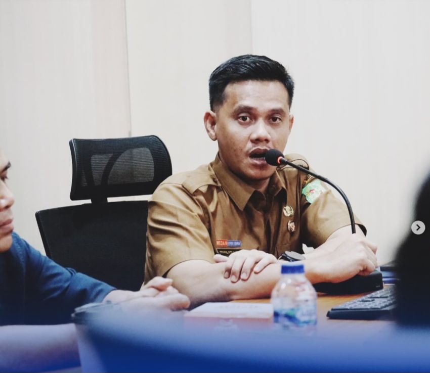 Kadis SDABMBK Medan Khairul Azmi Dikeker KPK