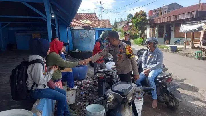 Bhabinkamtibmas Polsek Tigapanah  Pererat Sinergi dengan Warga Kacinambun