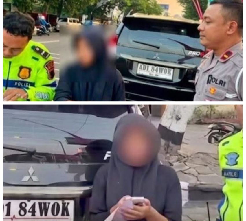 Pengemudi Pajero Berpelat Nomor Unik Rupanya Seorang Wanita...