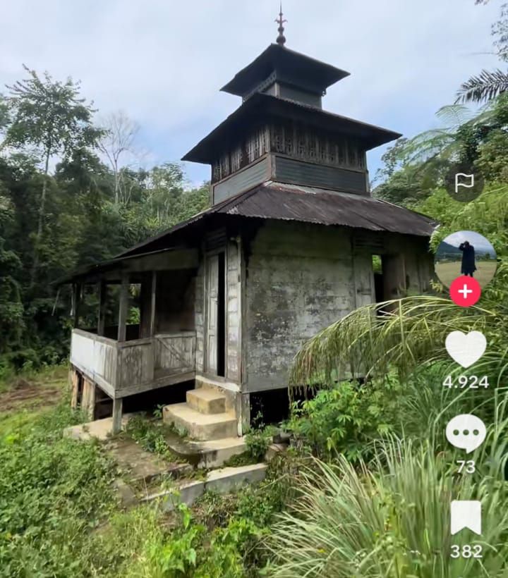 Masjid Tua di Tengah Hutan Pegunungan Huta Pagaran Dolok, Saksi Bisu Generasi yang Telah Berlalu