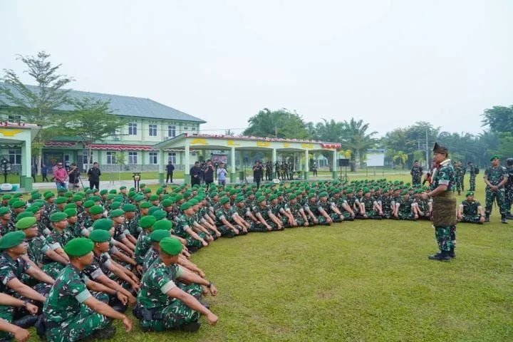 Pangdam I/BB Kunjungi Yonif 126/Kala Cakti, Tekankan Disiplin dan Tanggung Jawab Prajurit