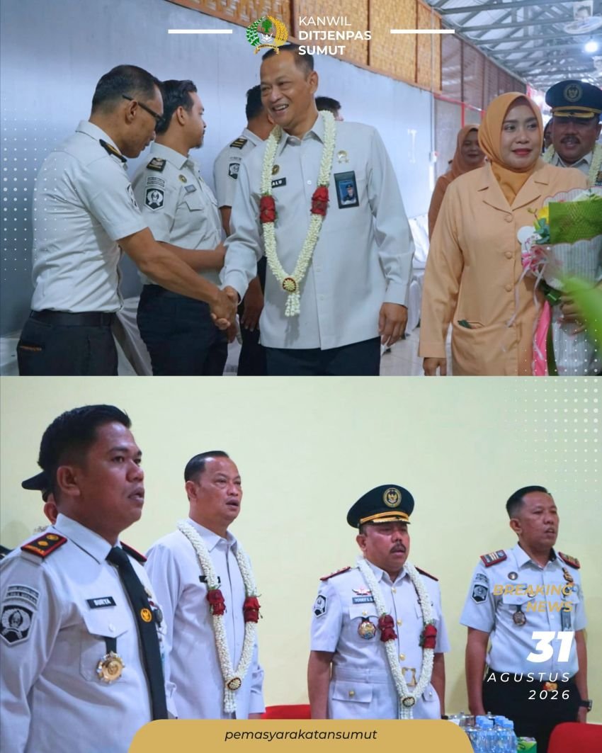 Estafet Kepemimpinan Berganti, Jalu Yuswa Panjang Dorong Lapas Rantauprapat Makin Solid dan Berintegritas