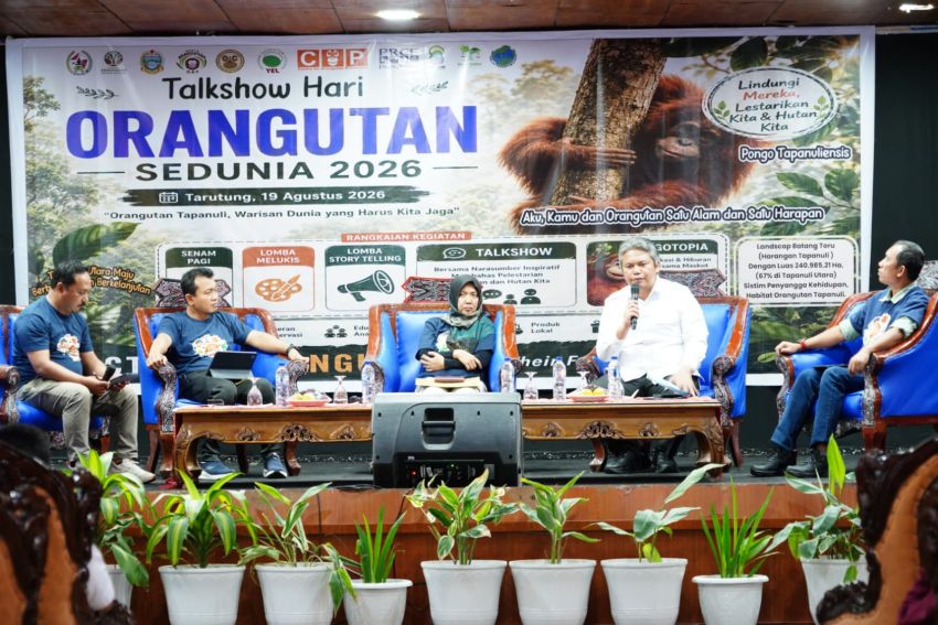 Jaga Orangutan, Harangan Tapanuli dan Ekonomi Masyarakat, Pemkab Taput Tegaskan Komitmen Konservasi Berkelanjutan
