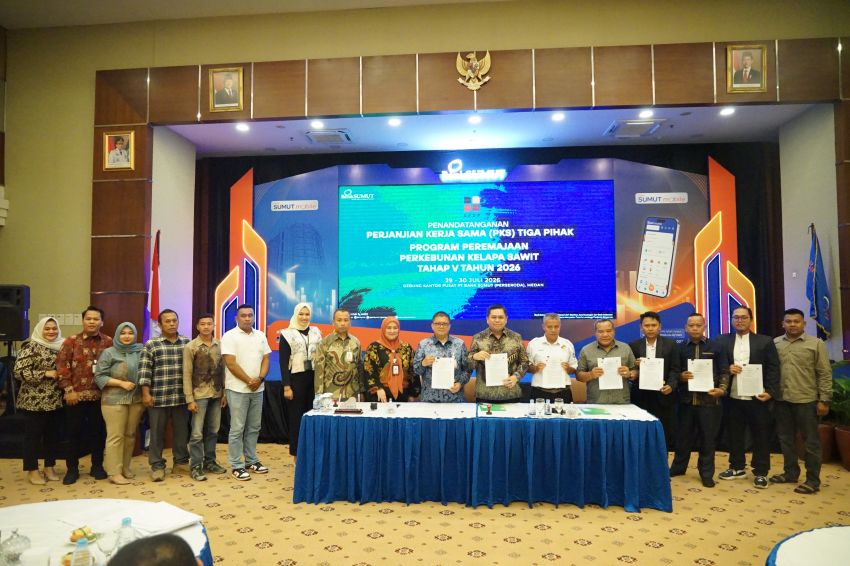 Bank Sumut Buka Akses Dana PSR Rp44,5 Miliar untuk Pekebun Sawit Sumatera Utara