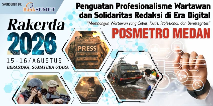 Sambut HUT Perak, Posmetro Medan Bikin Rakerda