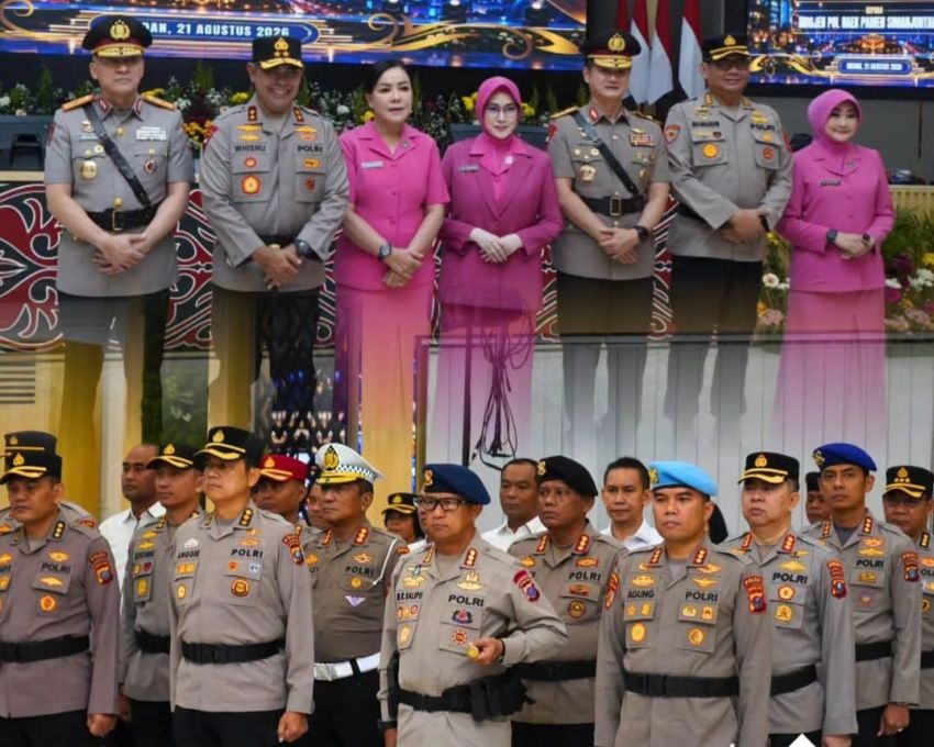Brimob Polda Sumut Hadiri Sertijab Wakapolda, Momentum Penguatan Soliditas dan Sinergitas