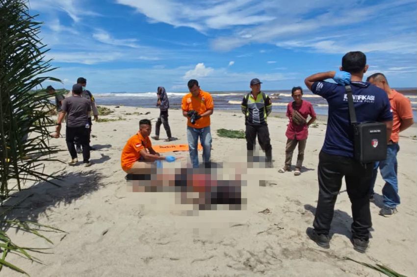 Jasad Pria Ditemukan Hanyut di Tapanuli Tengah, Diduga Sempat Melompat ke Sungai