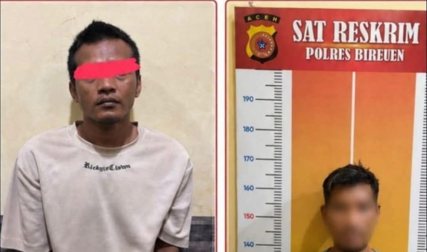 Polres Bireuen Tangkap 2 Terduga Tindak Pidana Pencurian