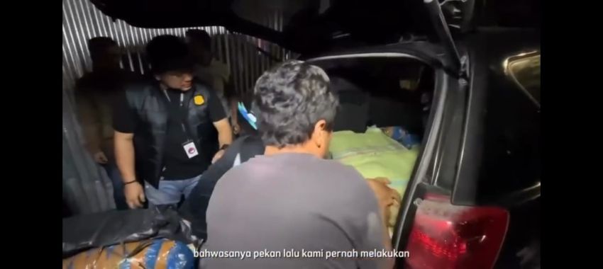 Tabrak Mobil Pelaku, Satresnarkoba Polrestabes Medan Gagalkan Pengiriman Ganja 93 Kg