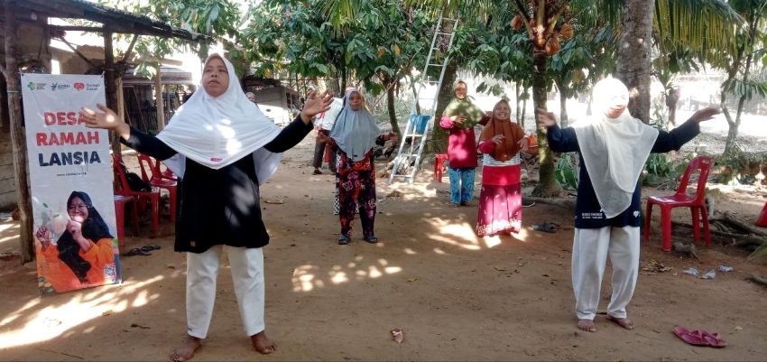 Senam Lansia di Desa Simatorkis Jadi Ruang Sehat dan Ceria