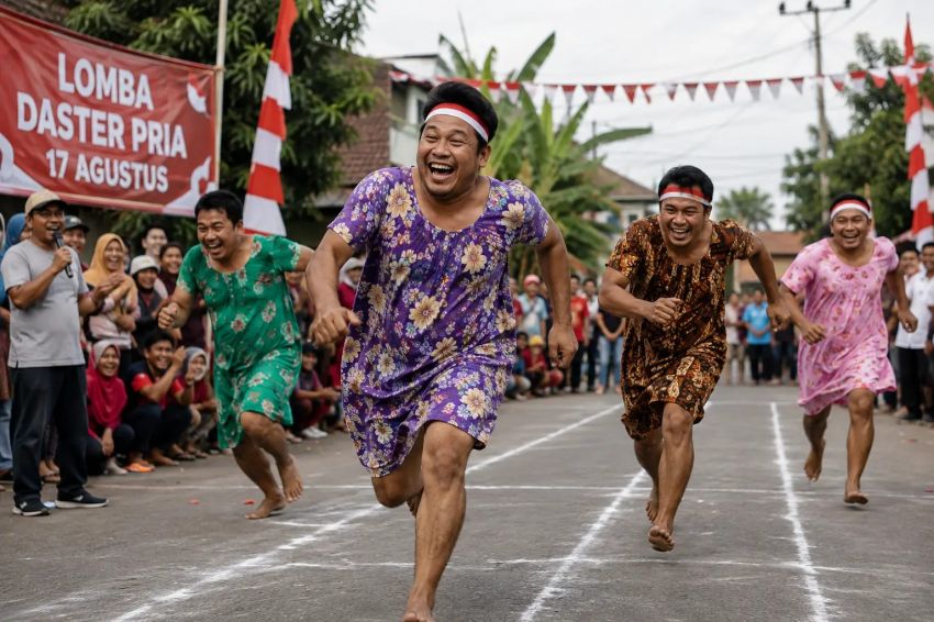 MUI Keluarkan Peringatan: Pria Diharamkan Pakai Daster Saat Lomba 17 Agustus
