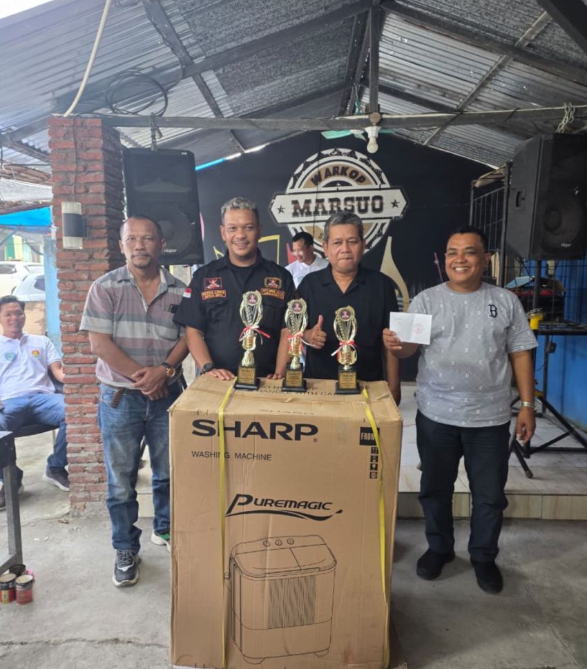 Sambut HUT Ke-81 RI, Ketua GRIB Jaya Labuhanbatu Gelar Turnamen Catur Antarwartawan